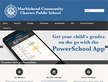 Tablet Screenshot of marbleheadcharter.org